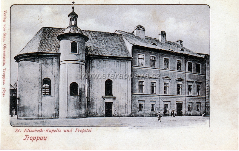 rybitrh (3).jpg - Kaple sv.Alžběty na pohlednici z počátku 20.století.